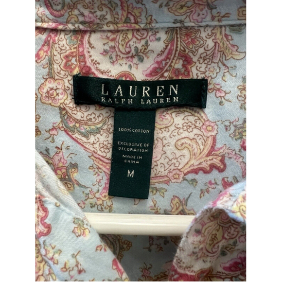 Lauren Ralph Lauren Paisley Cotton Tunic / Nightshirt – Size M
Style #8131116 - Picture 7 of 7
